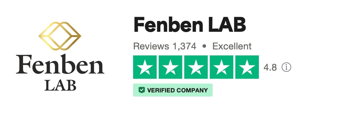 Fenben Lab Trustpilot — 4.8/5, 1374 reviews, verified company