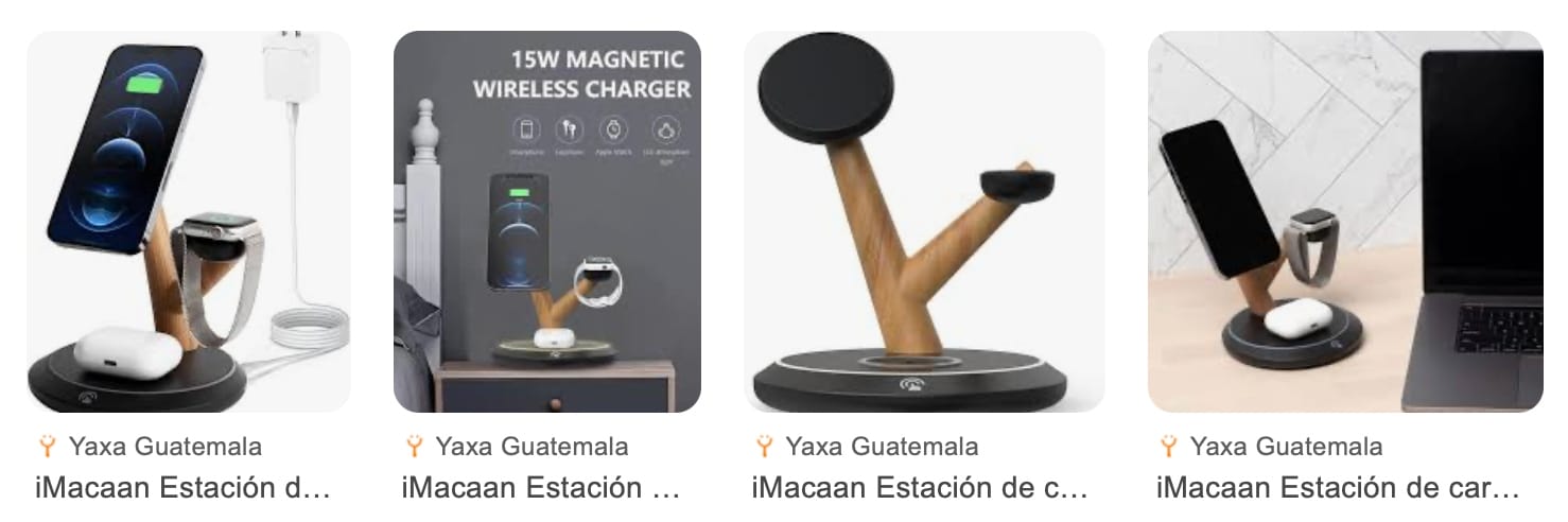 iMacaan wireless charger products on marketplace